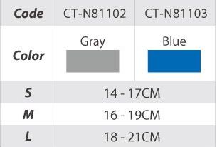 BodyVine - Tripla Kompressziós Csukló Rögzítő Kék Plus