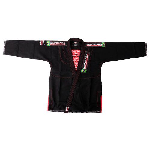 360Gears - Brazilian Jiu Jitsu Premium Gi kabát - Fekete