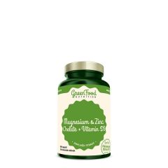 GREENFOOD NUTRITION - MAGNESIUM & ZINC CHELATE + VITAMIN D3 - 90 KAPSZULA