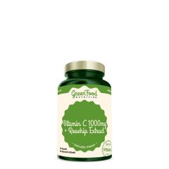 GREENFOOD NUTRITION -VITAMIN C 1000 MG + ROSEHIP EXTRACT - 60 KAPSZULA