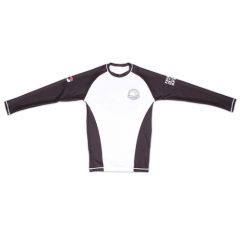 IBJJF Rashguard - Carlson Gracie Team - fekete öv - hosszú ujjú