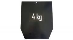 Sveltus 4kg Steel Plates For Vest Pro - Súlymellény Bővítés