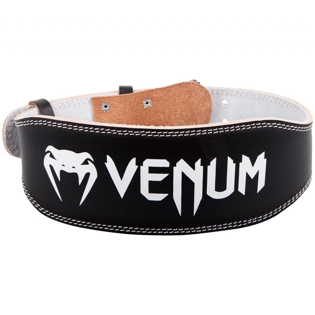 Venum Hyperlift Leather Weightlifting Belt - fekete
