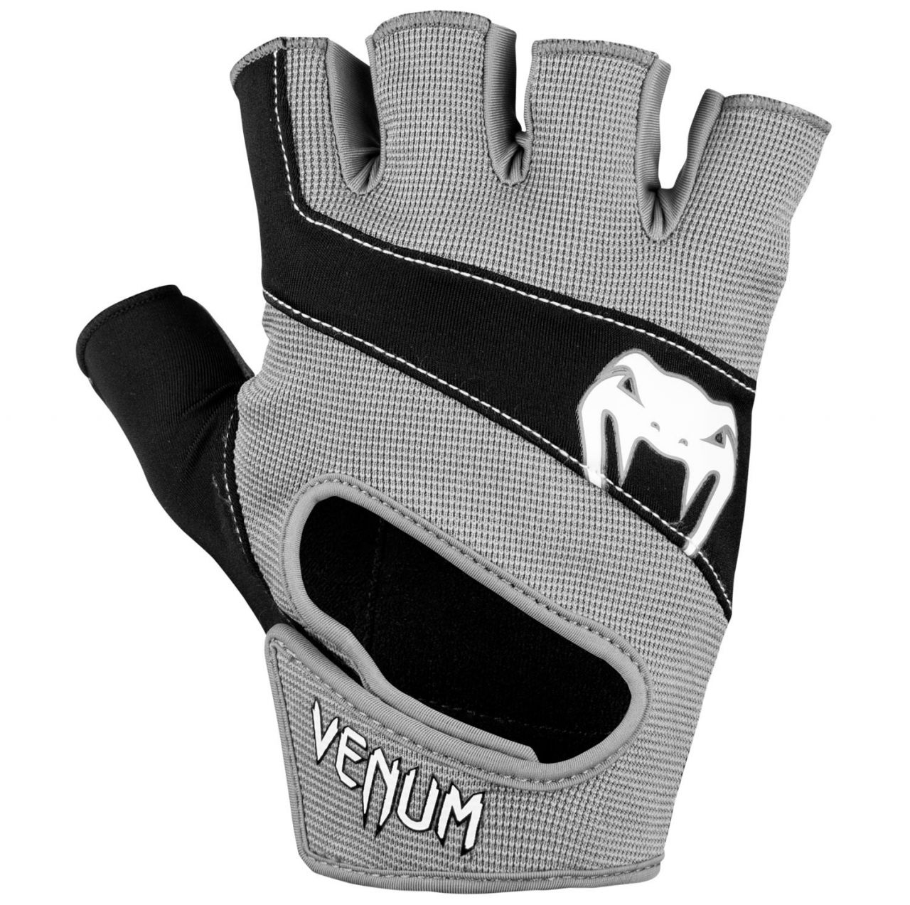 Venum Hyperlift training gloves - súlyemelő kesztyű fekete/szürke