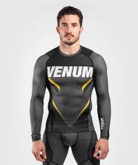 Venum ONE FC Impact Rashguard hosszúujjú - fekete/citrom