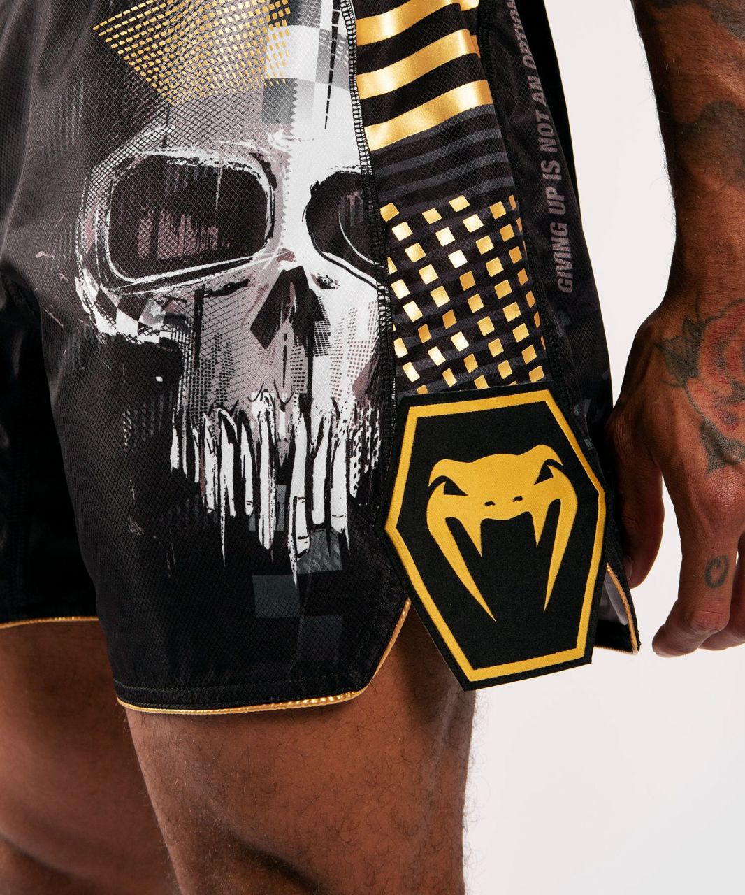 Venum Skull Fightshort - fekete