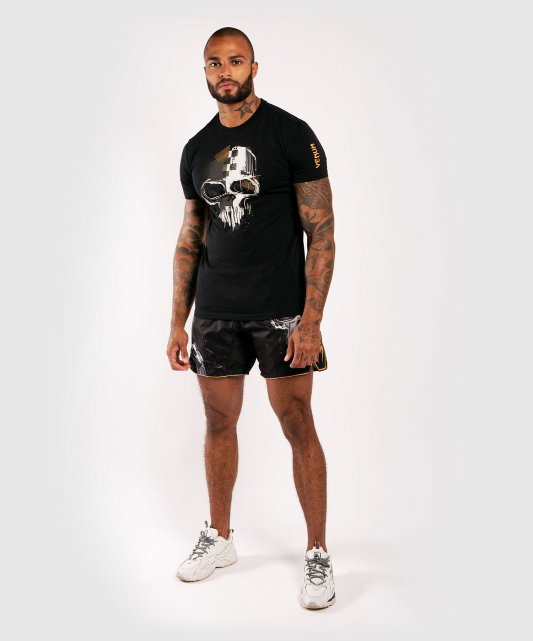 Venum Skull Fightshort - fekete