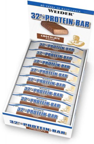 Weider 32% Protein Bar 60 g fehérje szelet (24db/doboz) - csokoládé