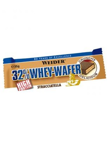 Weider 32% Whey-Wafer Bar 35 g fehérje szelet - sztracsatella