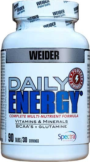 Weider Daily Energy 90 tabletta vitamin készítmény