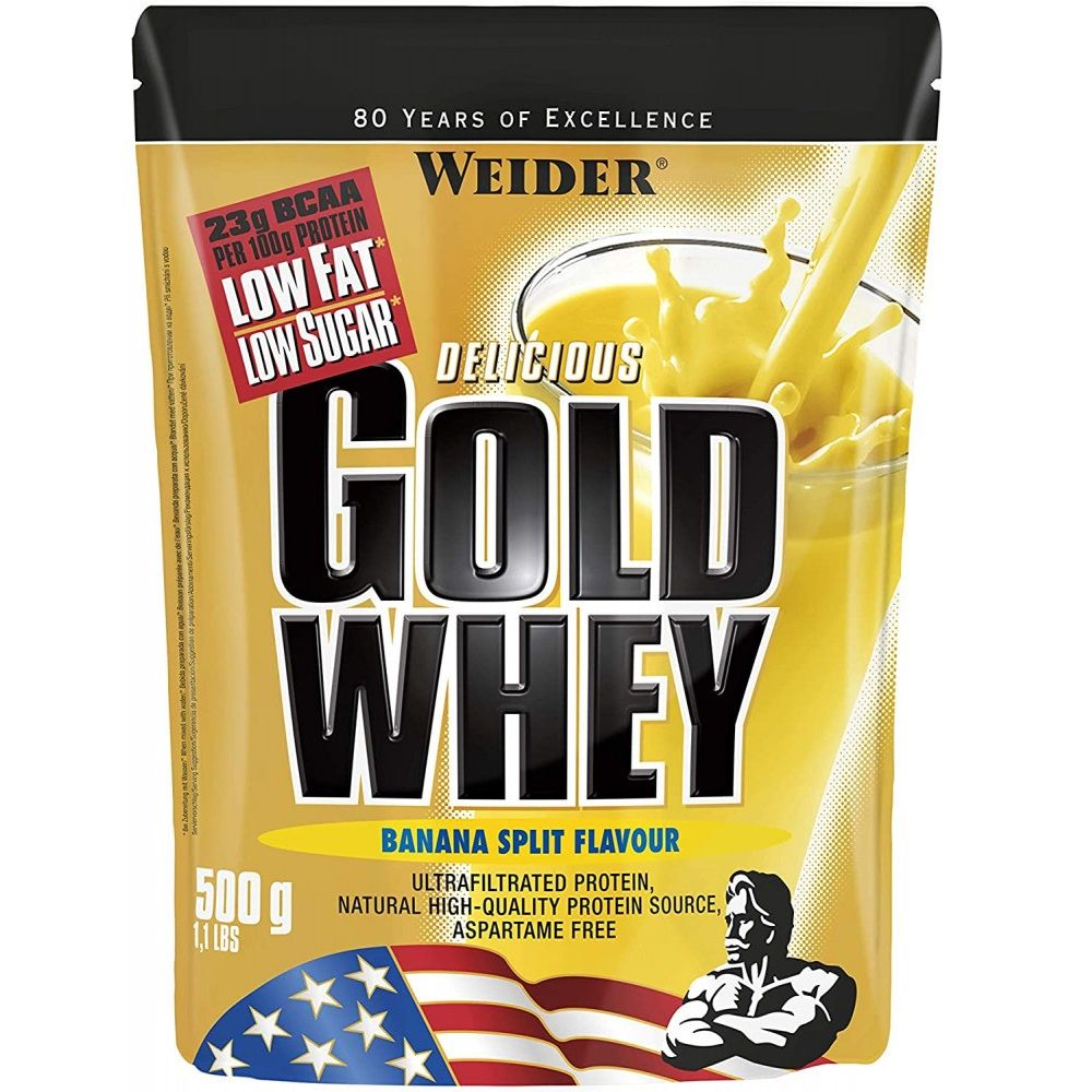 Weider Gold Whey 500 g fehérjepor - banánsplit