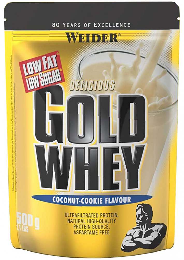 Weider Gold Whey 500 g fehérjepor - kókusz-keksz