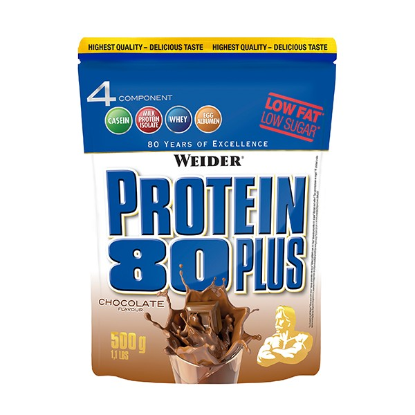 Weider Protein 80 Plus 500g fehérjepor - csokoládé