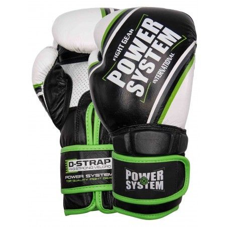 Power System - Boxing Gloves Contender Green - Minőségi boxkesztyű zöld