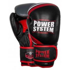 Power System - Boxing Gloves Challenger Red - Minőségi boxkesztyű piros