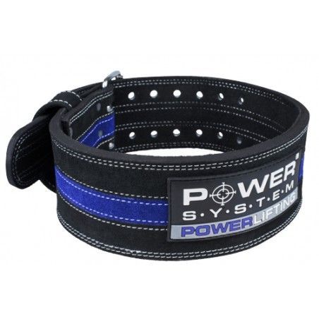 Power System - Belt Powerlifting Blue - Erőemelő öv kék