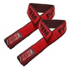 Power System - Lifting Straps Duplex Black/Red - Fitness edzőheveder fekete/piros