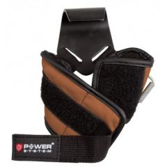 Power System - Power Hooks - Fitness edzőkampó barna