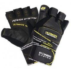 Power System - Gloves Ultimate Motivation Yellow - Professzionális edzőkesztyű sárga