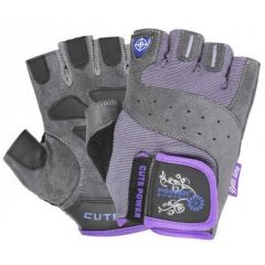 Power System - Gloves Cute Power Purple - Női fitnesz kesztyű lila