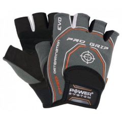 Power System - Gloves Pro Grip Evo Grey - Fitnesz kesztyű szürke