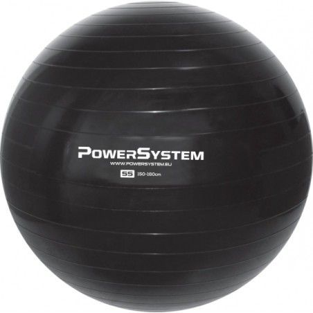 Power System - Fitball - Gimnasztikai labda - 55cm, fekete