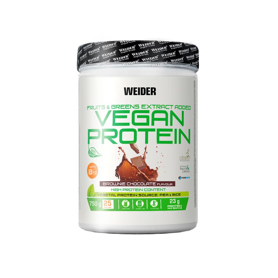Weider Vegan Protein 750 g vegán fehérjepor - kakaóspiskóta