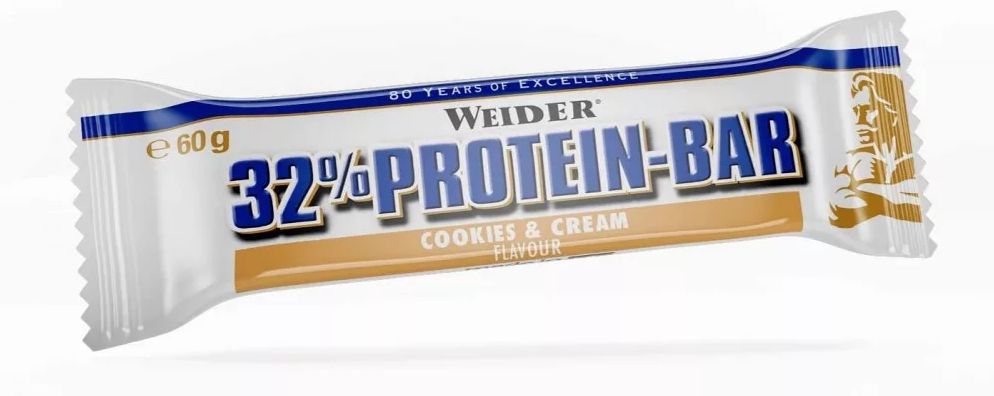 Weider 32% Protein Bar 60 g fehérje szelet - keksz-tejszín