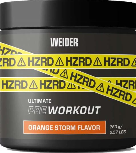 Weider HZRD Powder 260g teljesítményfokozó - narancs