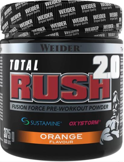 Weider Total Rush 2.0 375g teljesítményfokozó - narancs
