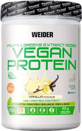 Weider Vegan Protein 750 g vegán fehérjepor - Vanília