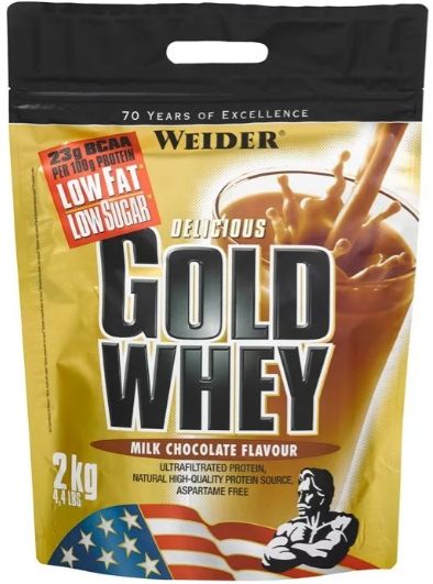 Weider Gold Whey 2kg fehérjepor - Tejcsokoládé