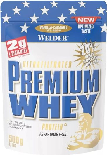 Weider Premium Whey Protein 500 g fehérjepor - Vanília-karamella