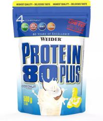 Weider Protein 80 Plus 500g fehérjepor - Kókusz