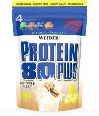 Weider Protein 80 Plus 500g fehérjepor - Keksz-tejszín