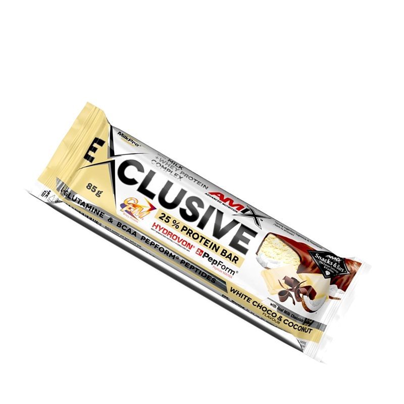 Amix- Exclusive Protein Bar - With Milk + Whey Protein Complex - 85g