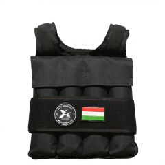 Xtrain Professional Training - Pro Weighted Vest 3.0 Patch Edition - Súlymellény - 20kg - Fekete