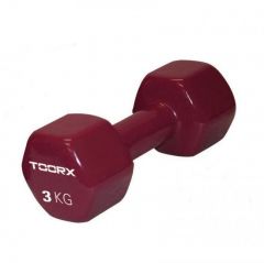 Toorx - Vinyl dumbbell - Egykezes műanyagbevonatú kézisúlyzó - 3kg