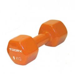 Toorx - Vinyl dumbbell - Egykezes műanyagbevonatú kézisúlyzó - 1kg