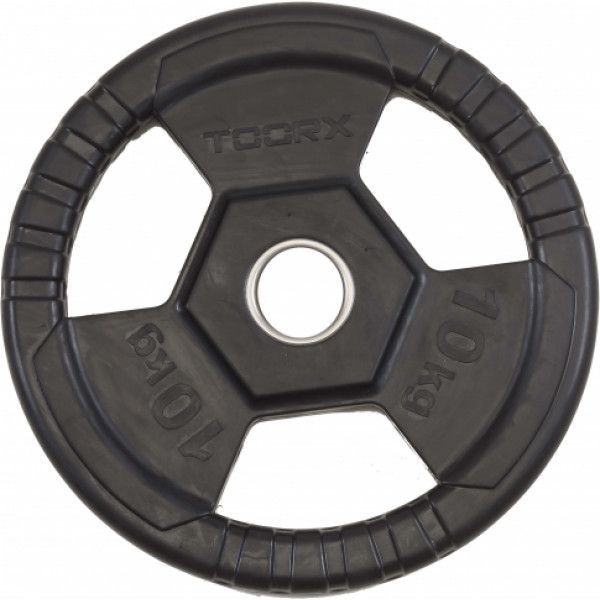 Toorx - Olympic Rubber Weight Plate - Gumírozott olimpiai súlytárcsa - 10kg