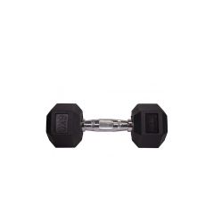 Sveltus Hexagonal dumbbell - Hex hatszögletű egykezes gumírozott fix edzőtermi kézisúlyzó - 6kg