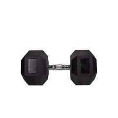 Sveltus Hexagonal dumbbell - Hex hatszögletű egykezes gumírozott fix edzőtermi kézisúlyzó - 35kg