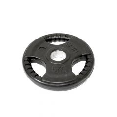 CFL Equipment - Triple Grip Olympic Plate - Gumírozott súlytárcsa fogantyúkkal - 5kg