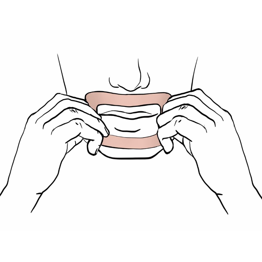 MYOTAPE - Nose Breathing Strips for Adults - Orrlégzést támogató szájtapasz, 6 db-os próba csomag, felnőtt méret