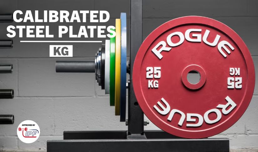 Rogue Fitness - Rogue Calibrated Kg Steel Plate - Kalibrált acél IPF erőemelő tárcsa - 0.5kg