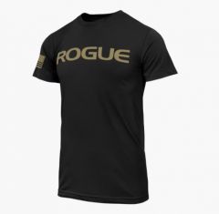 Rogue Fitness - Rogue Basic Shirt - Férfi rövidujjú póló - Fekete - arany