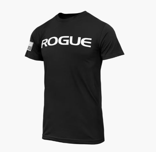 Rogue Fitness - Rogue Basic Shirt - Férfi rövidujjú póló - Fekete - fehér