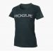 Rogue Fitness - Rogue Women's Basic Shirt - Női rövidujjú póló - Fekete aqua - szürke