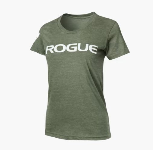 Rogue Fitness - Rogue Women's Basic Shirt - Női rövidujjú póló - Szürke - fehér