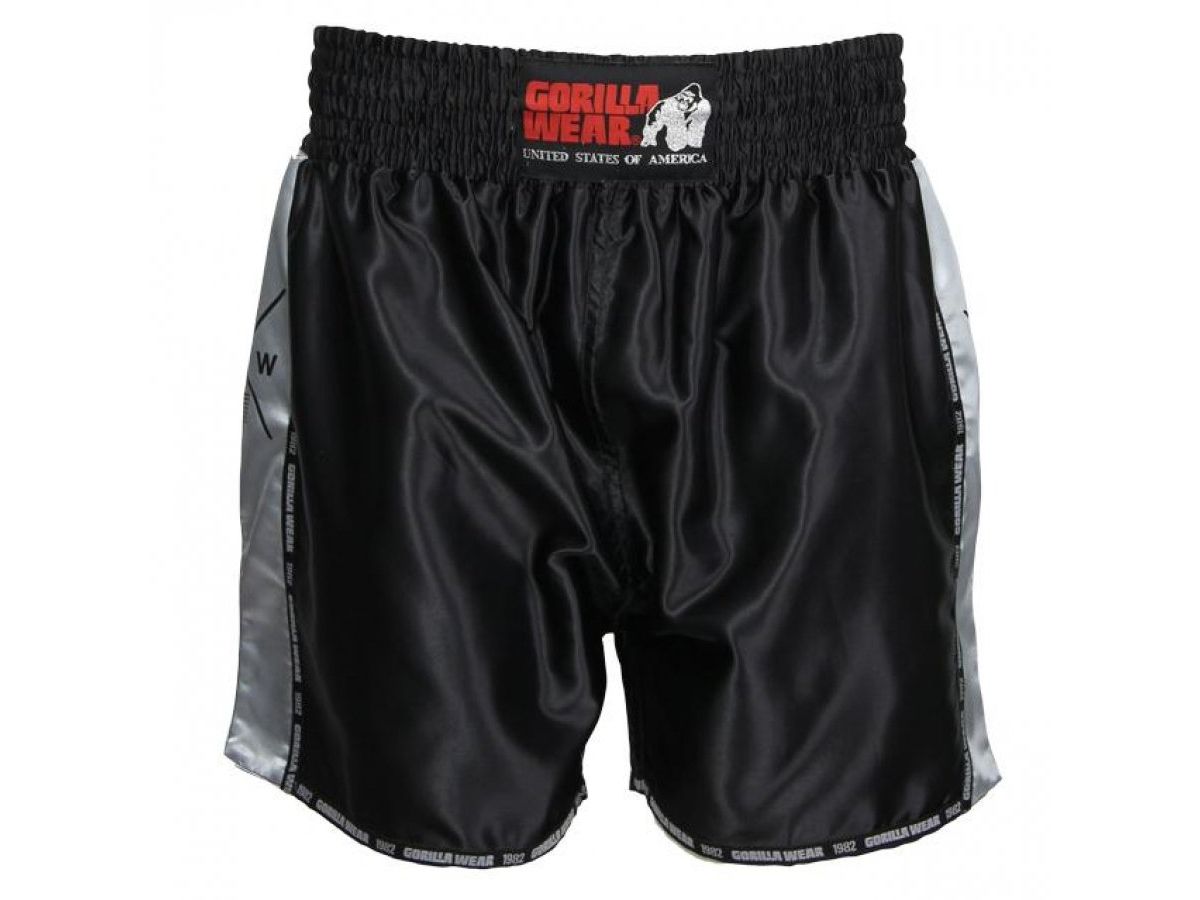 Gorilla Wear - Henderson Muay Thai/kickboxing Shorts - Fekete-szürke
